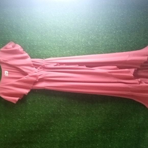 Show me your mumu Jess ruffle midi dress - Picture 4 of 5